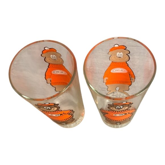 Vintage A&W Root Bear Glasses Set Of 2 1970's 16 oz - Picture 5 of 7